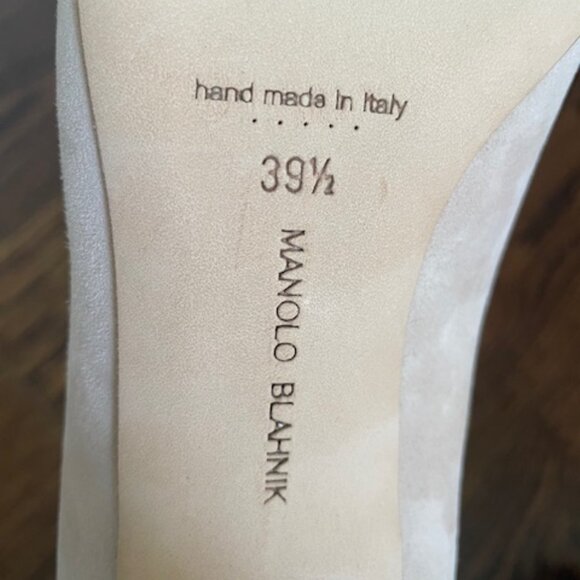 Manolo Blahnik Maysale Pump 50 - BRAND NEW - Size 39.5 EU (9US/8.5US) - Picture 11 of 15